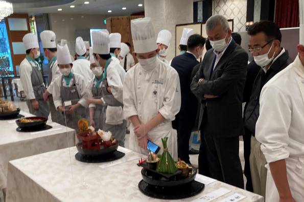 3年ぶりに開催「宮城県青年料理技能向上コンクール」にて一の坊グループより3名入賞