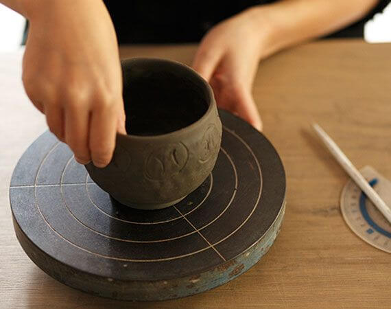 万風窯で蔵王焼き陶芸体験